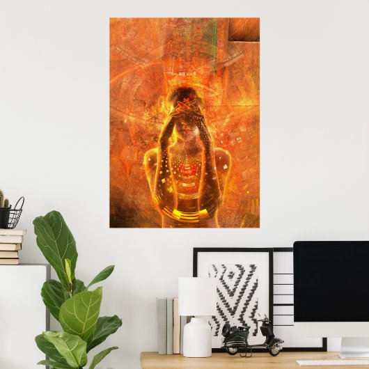 盲目の愛 ポスター (ホームオフィス)