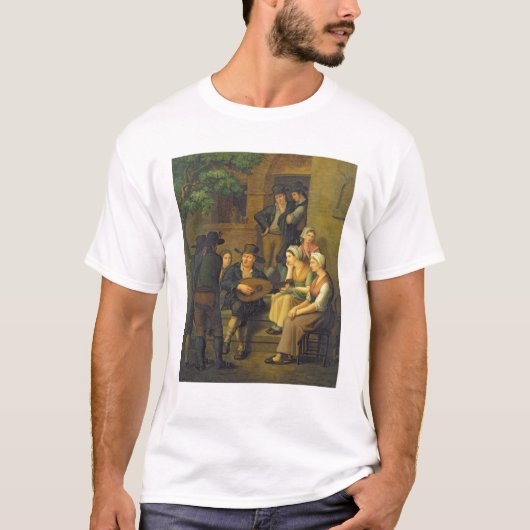 盲目の歌手1828年 Tシャツ (正面)