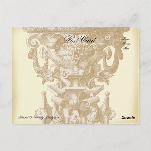 盲目の ポストカード (裏面)