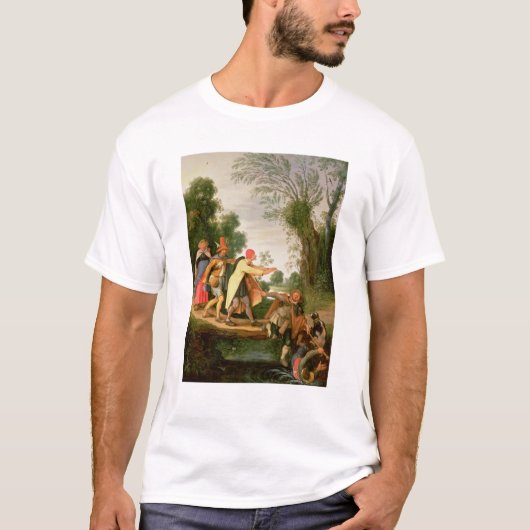 盲目ブラインドを導きます Tシャツ (正面)