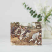 盲目ブラインド- 1568年--を導きます ポストカード (スタンド正面)