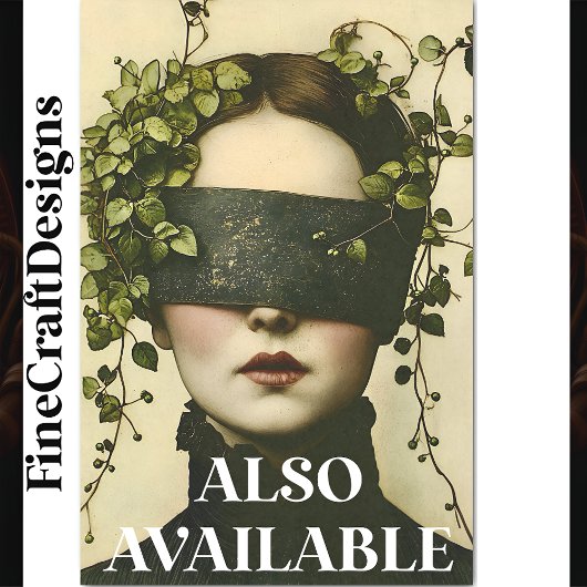 盲目化BE8デコペのダークアカデミアウーマン 薄葉紙