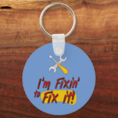 直すぞ!ハンドマニングツーおもしろいル キーホルダー (正面)