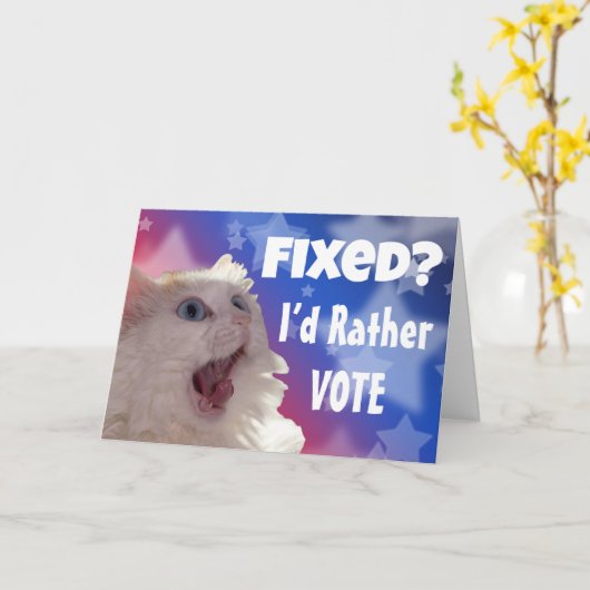 直った？投票したい カード (黄色い花)