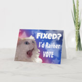 直った？投票したい カード (正面)