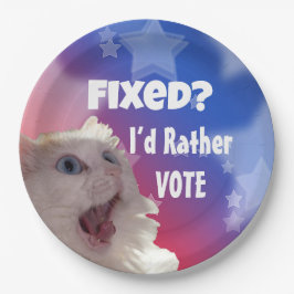 直った？投票したい ペーパープレート