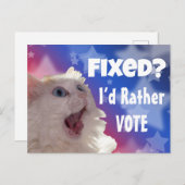 直った？投票したい ポストカード (正面/裏面)