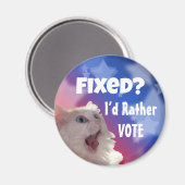 直った？投票したい マグネット (正面/裏面)