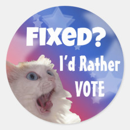 直った？投票したい ラウンドシール