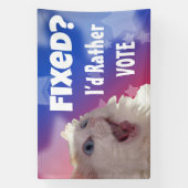 直った？投票したい 横断幕 (縦)