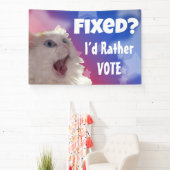 直った？投票したい 横断幕 (インサイチュ)