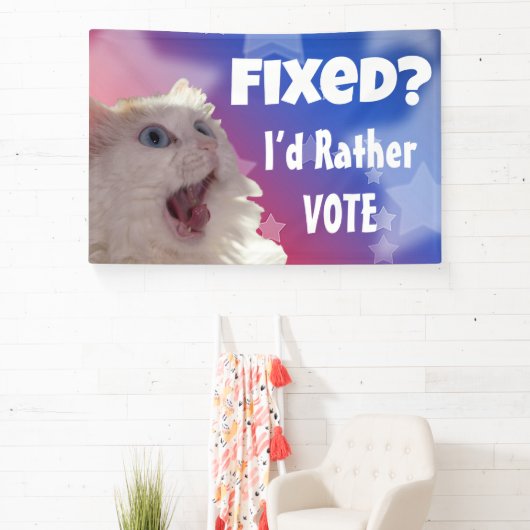 直った？投票したい 横断幕 (インサイチュ)