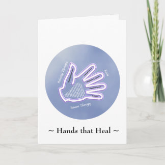 直る手-挨拶状 カード