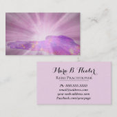 直る*~*手愛および光エネルギーを放射します 名刺 (正面/裏面)