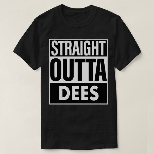 直出Dees的名字 Tシャツ (デザイン正面)