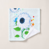 直喩ひまわりフローラ バスタオルセット (ウォッシュタオル)