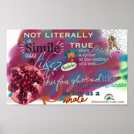 直喩KS2とKS3英語文学教室 ポスター (正面)