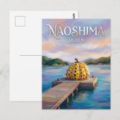 直島 日本 ポストカード (正面/裏面)