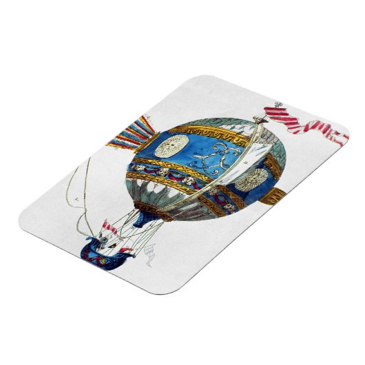 直径12の熱気球のデザイン マグネット (左側)