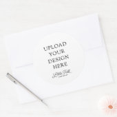 直径3インチの丸いステッカー ラウンドシール (封筒)