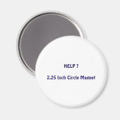 直径57mmの丸型マグネット マグネット (正面/裏面)