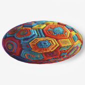 直径9インチの丸い紙皿 ペーパープレート (アングル)