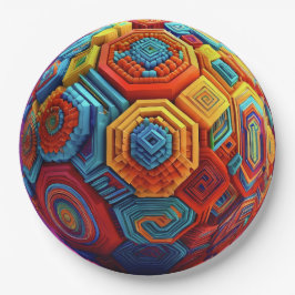 直径9インチの丸い紙皿 ペーパープレート