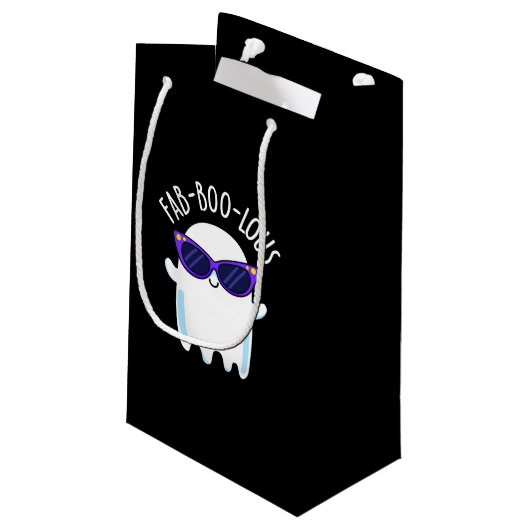 直感で面白い解剖学 腸のジョーク 暗いBG スモールペーパーバッグ (裏面アングル)