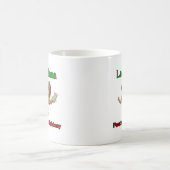 直感のLaのBefana (クリスマスの魔法使い)の饗宴 コーヒーマグカップ (中央)