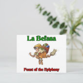 直感のLaのBefana (クリスマスの魔法使い)の饗宴 シーズンポストカード (スタンド正面)