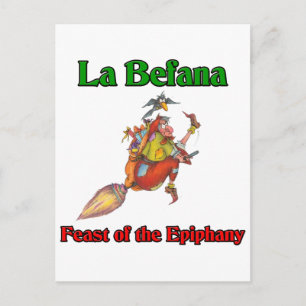 直感のLaのBefana (クリスマスの魔法使い)の饗宴 シーズンポストカード