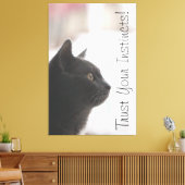 直感を信じなさい キャンバスプリント (インサイチュ (リビング))