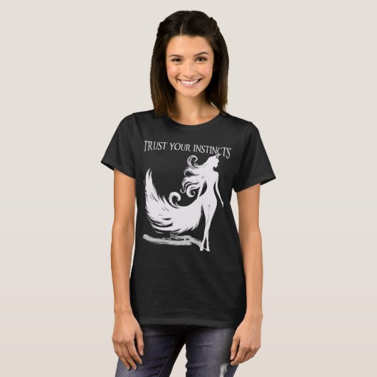 直感を信じなさい Tシャツ (正面フル)