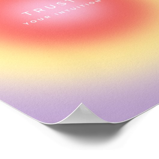 直感を信じる ポスター (角)