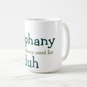 直感別のもの空想の単語のためのduh コーヒーマグカップ (正面右)