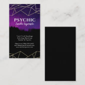 直感的な治療者と精神的なタロットカードの読み取り 名刺 (正面/裏面)