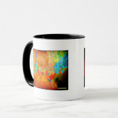 "直感"のコップ マグカップ (正面左)