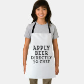 直接シェフにビールを適用する,料理のヒント,ギフト エプロン (インサイチュ)