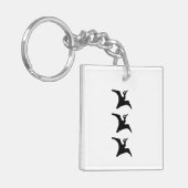 直江兼続の国旗 キーホルダー (正面左)