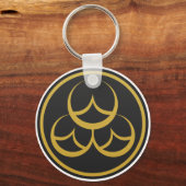 直江氏家紋 キーホルダー (正面)