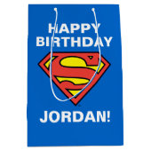 直流漫画 |マすごいン |ロゴクラシック ミディアムペーパーバッグ (正面)