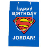 直流漫画 |マすごいン |ロゴクラシック ミディアムペーパーバッグ (裏面)