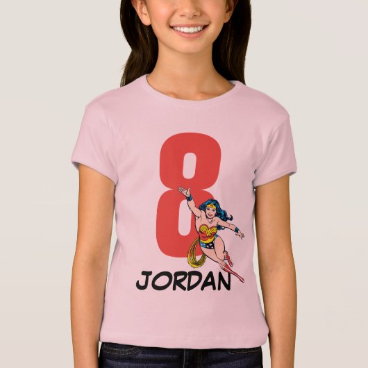 直流漫画|女性疑問に思誕生日 Tシャツ (正面)