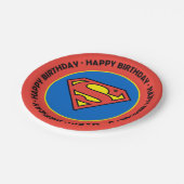 直流漫画 |男すごい人 |ロゴクラシックロゴ ペーパープレート (アングル)