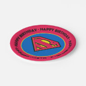 直流漫画 |男すごい人 |ロゴクラシックロゴ ペーパープレート (アングル)