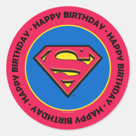 直流漫画 |男すごい人 |ロゴクラシックロゴ ラウンドシール