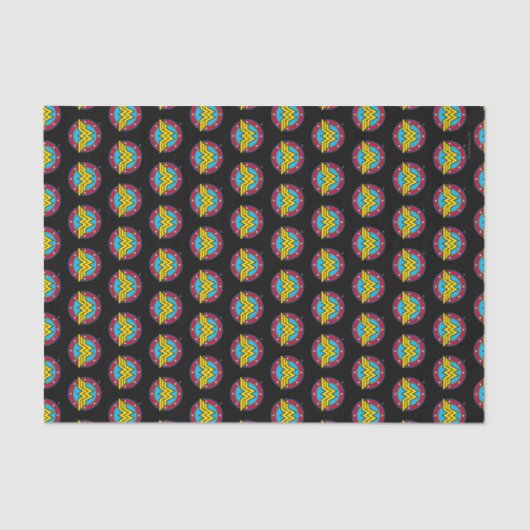 直流漫画 |疑問に思女性サークル&スターズロゴ 薄葉紙 (正面)