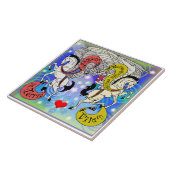 直立したミンクのHolidazeペガソスのタイル タイル (側面)