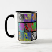 直立した低音およびスクロールマグの低音 マグカップ (左)