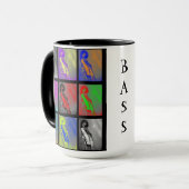 直立した低音およびスクロールマグの低音 マグカップ (正面左)